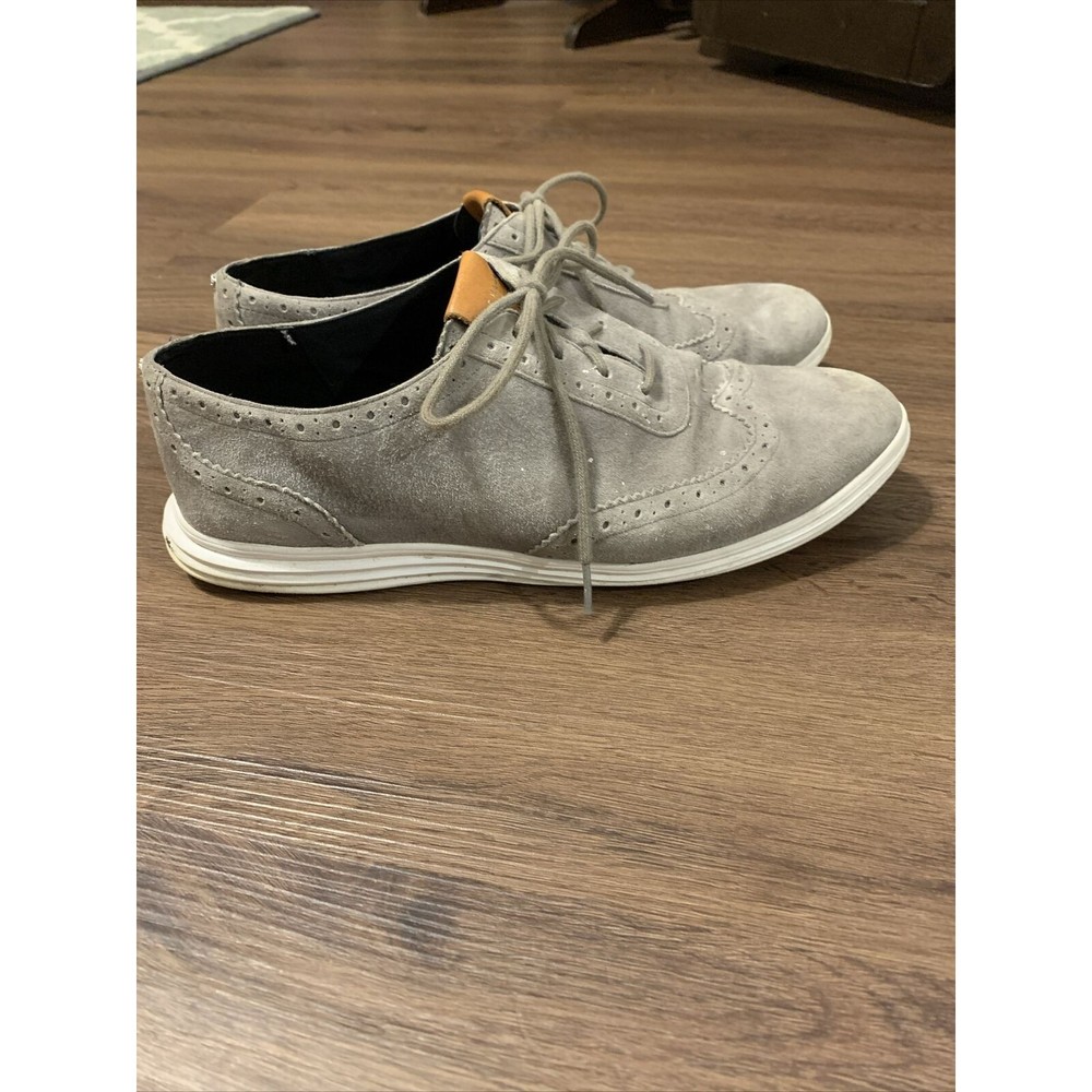 Cole Haan Womens Size 9B Gray #W05167 Wingtip Oxford Shoes